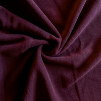 Maroon Double Velour Polartec 200 Fleece Fabric