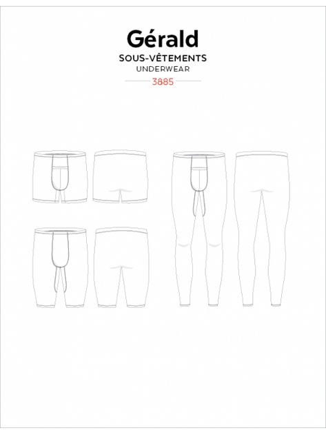 Gerald Underwear Sewing Pattern by Jalie – The Fabric Fairy