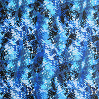 Blue Pebble Abstract Nylon Spandex Swimsuit Fabric