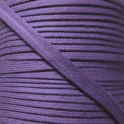 Grape Purple 3/8 Cotton Hoodie Drawstring Flat Tape