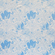 Reaction Powder Blue Lilies Poly Lycra Knit Fabric