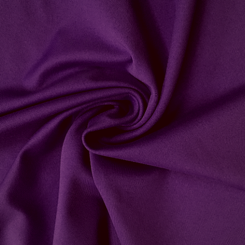 Zen Imperial Purple Nylon Spandex Athletic Jersey Knit Fabric