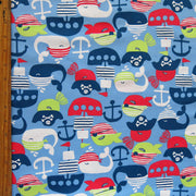 Ahoy Mateys Microfiber Boardshort Fabric