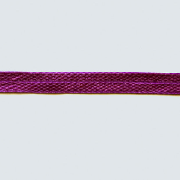 Azalea Purple Fold Over Elastic Trim