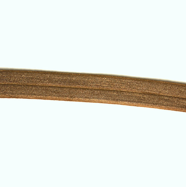 Cinnamon Fold Over Elastic Trim