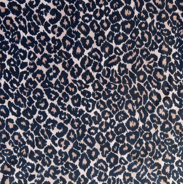 Flesh Toned Leopard Print Nylon Spandex Swimsuit Fabric