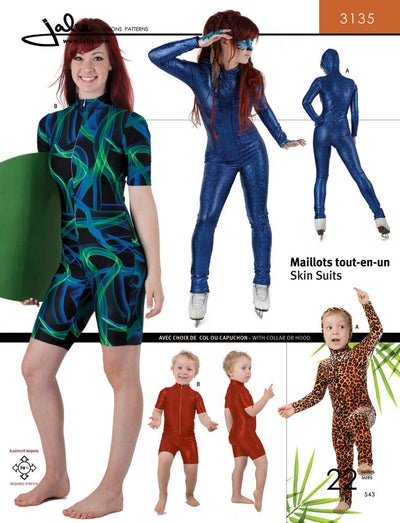 Skin Suits Sewing Pattern by Jalie