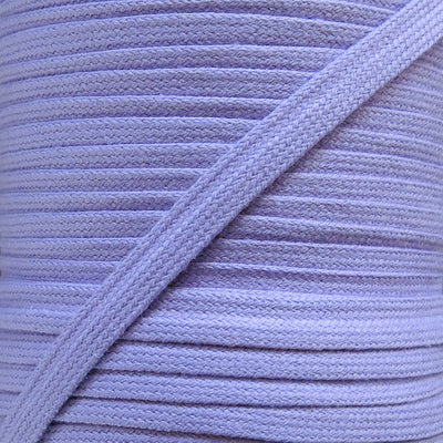 Lavender 3/8 Cotton Hoodie Drawstring Flat Tape