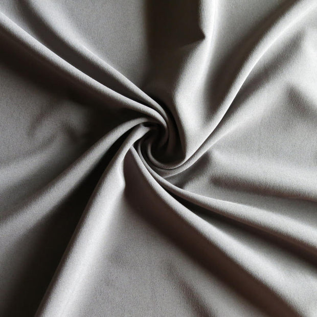 Medium Grey Stretch Woven Fabric
