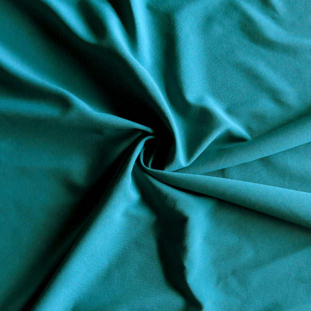 Peacock Green Stretch Woven Fabric