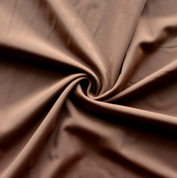 Pecan Brown Nylon Lycra Swimsuit Fabric