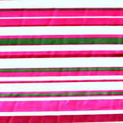 Pink and Green Multi Stripe Nylon Lycra Swimsuit Fabric