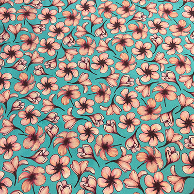 New Plumeria Nylon Spandex Swimsuit Fabric