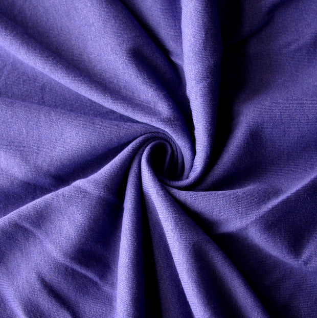 Royalty Purple Cotton Jersey Knit Fabric