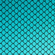 Scales Nylon Spandex Swimsuit Fabric - 16" Remnant