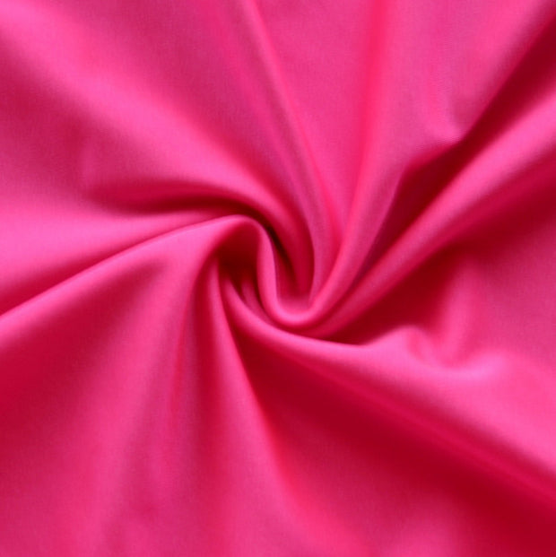 Shocking Pink Solid Nylon Spandex Tricot Specialty Swimsuit Fabric