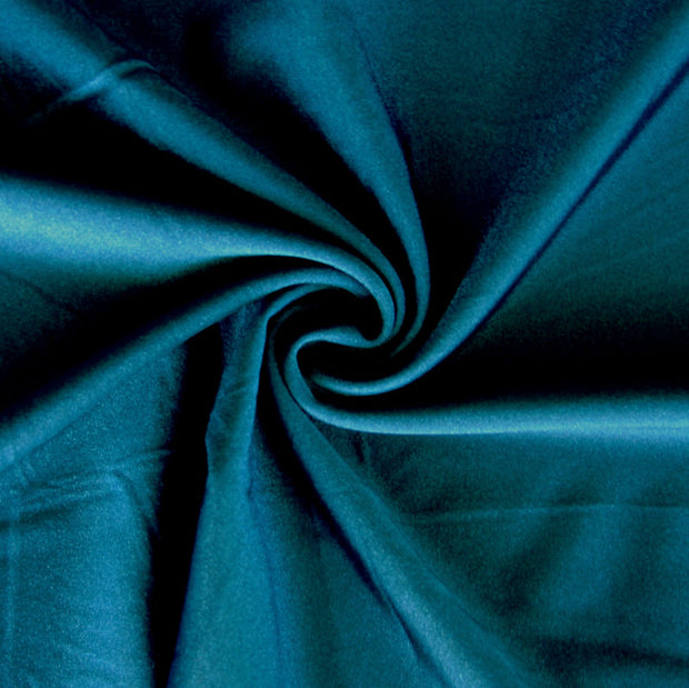 Peacock Blue Solid Nylon Spandex Tricot Specialty Swimsuit Fabric
