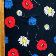 Tossed Flowers Nylon Spandex Swimsuit Fabric