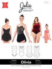 Olivia Sleeveless Skating Dress and Leotard Sewing Pattern by Jalie