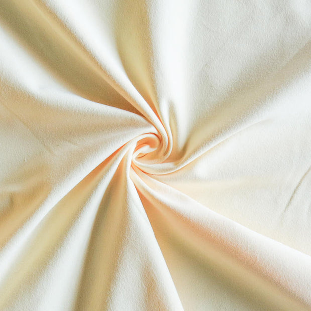 Banana Creme Cotton Lycra Jersey Knit Fabric