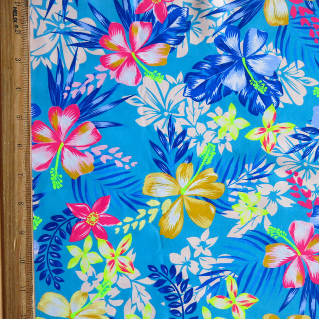 Bright Tropics Nylon Spandex Swimsuit Fabric