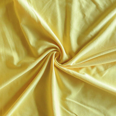 Bright Yellow Cotton Spandex Jersey Knit Fabric