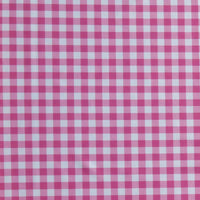 Bubblegum Pink Gingham Poly Spandex Swimsuit Fabric