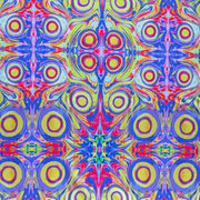 Circle Symmetry Nylon Spandex Swimsuit Fabric