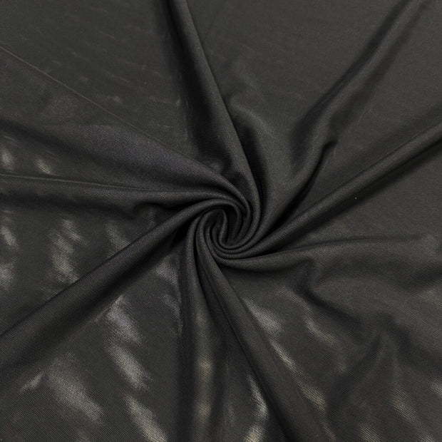 Black Dynamo Recycled Poly Spandex Power Mesh Fabric
