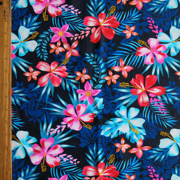 Dark Tropics Nylon Spandex Swimsuit Fabric