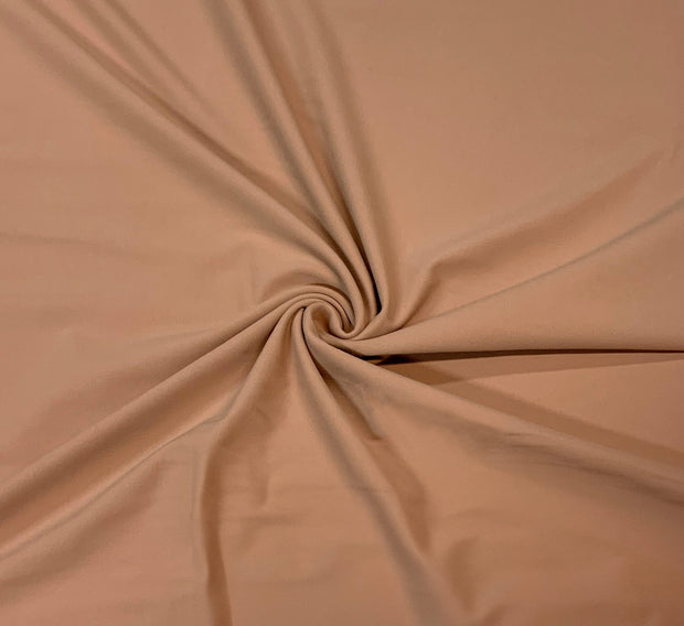 Sandy Beige FlexSoft Nylon Spandex Athletic Jersey Knit Fabric