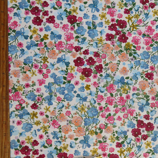 French Garden Poly Spandex Swimsuit Fabric