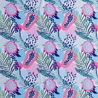 Fresh Fruit and Foliage Poly Spandex Swimsuit Fabric