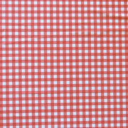 Fresh Salmon Gingham Poly Spandex Swimsuit Fabric