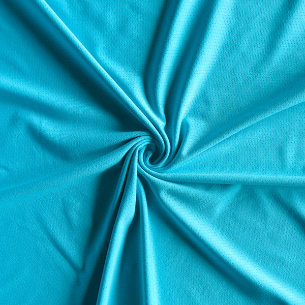 Gamma Blue Dri-Fit Stretch Mini Mesh Fabric