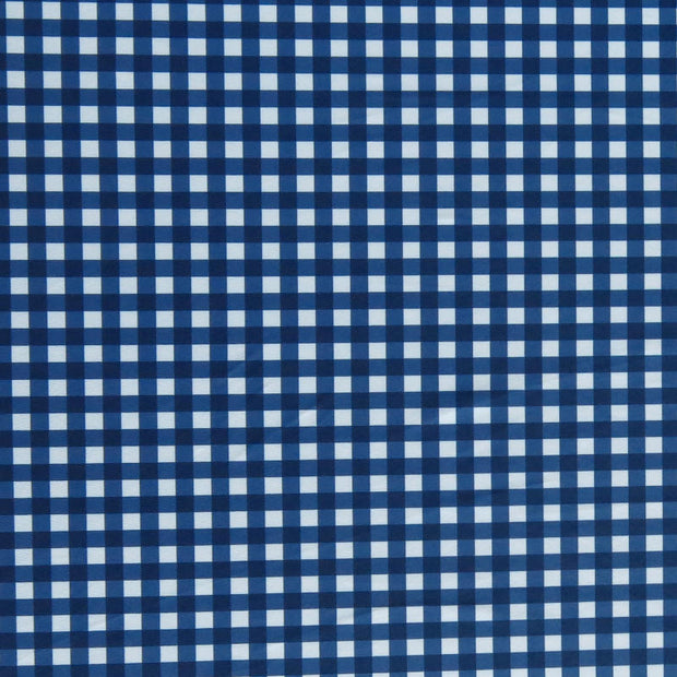 Harmony Blue Gingham Poly Spandex Swimsuit Fabric