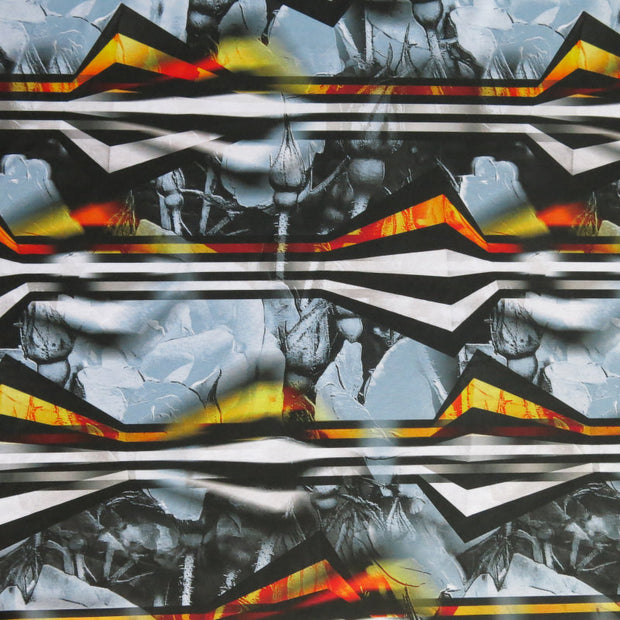 Edgy Flow Stretch Boardshort Fabric