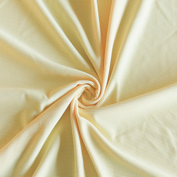 Pale Banana Micro Mini Ribbed Nylon Spandex Swimsuit Fabric – The ...