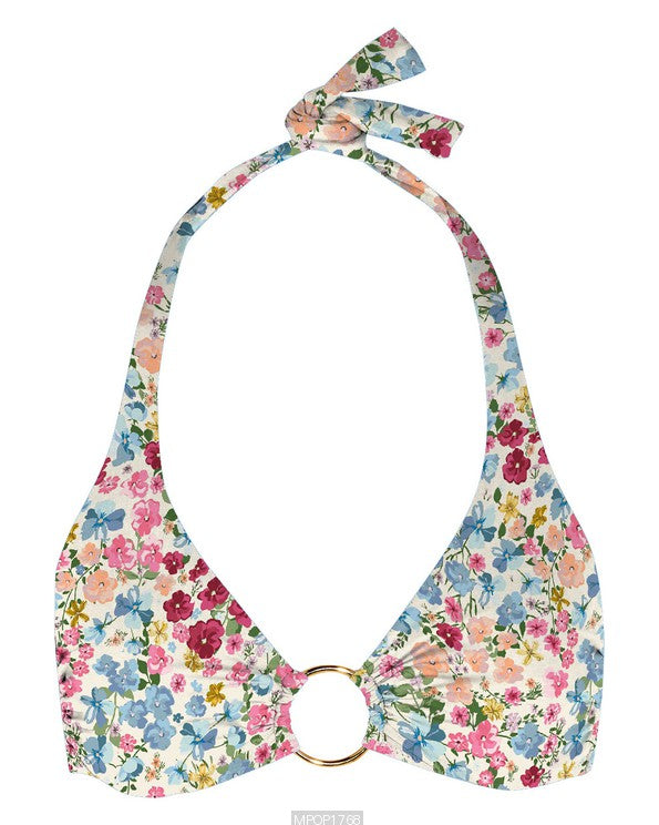 French Garden Poly Spandex Swimsuit Fabric