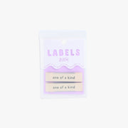 "One of a Kind" 6 Pack Woven Labels by Kylie and the Machine