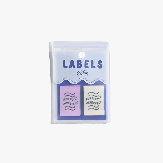 "Perfectly Imperfect" 6 Pack Woven Labels by Kylie and the Machine