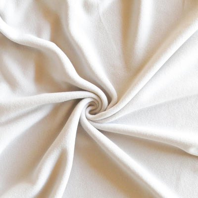 Sweet Cream Micro Double Velour Polartec 100 Fleece Fabric