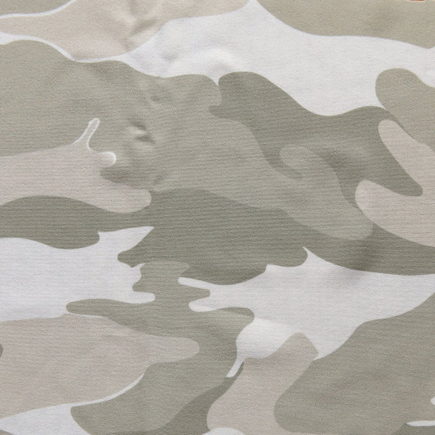 Shades of Taupe Camo Flow Stretch Boardshort Fabric