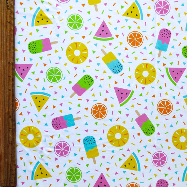 Summertime Fun Poly Spandex Swimsuit Fabric