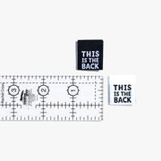 "This is the Back" 6 Pack Woven Labels by Kylie and the Machine