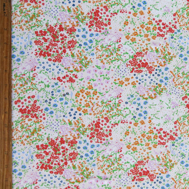 Tiny Color Floral Poly Spandex Swimsuit Fabric