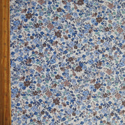 Periwinkle Tiny Floral Poly Spandex Swimsuit Fabric