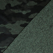 Evergreen Camo Marl Dry-Flex Ubersoft Poly Lycra Jersey Knit Fabric