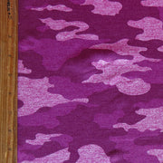 Fuchsia Camo Marl Dry-Flex Ubersoft Poly Lycra Jersey Knit Fabric