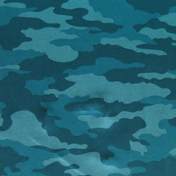 Jadite Camo Marl Dry-Flex Ubersoft Poly Lycra Jersey Knit Fabric